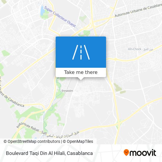 Boulevard Taqi Din Al Hilali map