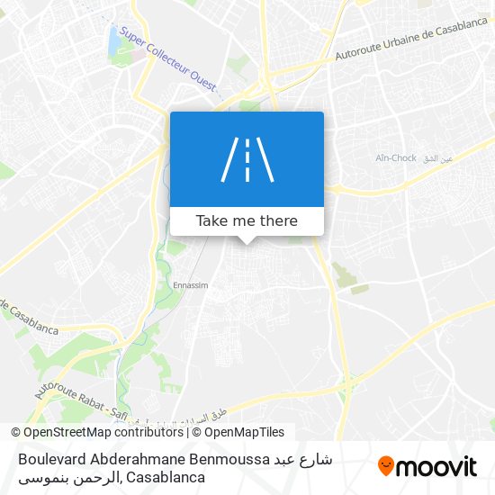 Boulevard Abderahmane Benmoussa شارع عبد الرحمن بنموسى map