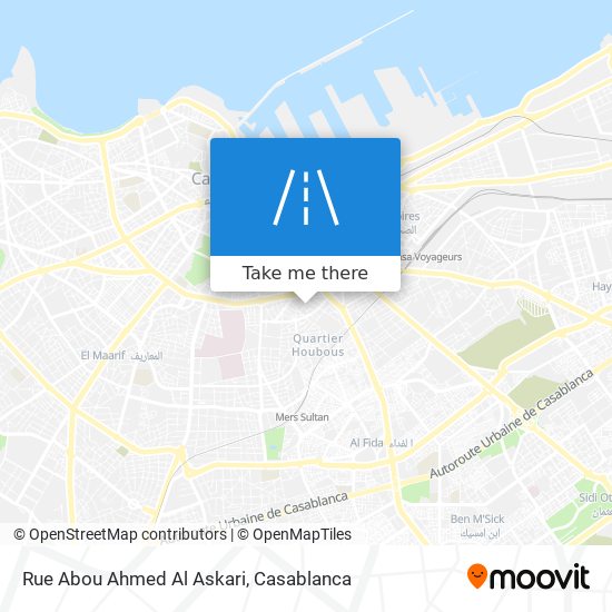 Rue Abou Ahmed Al Askari map