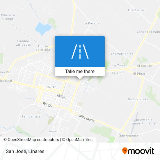 Mapa de San José
