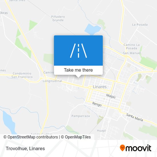 Mapa de Trovolhue