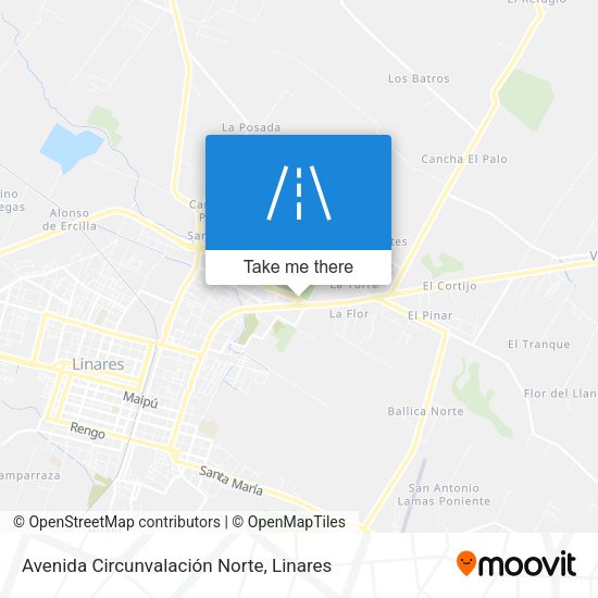Avenida Circunvalación Norte map
