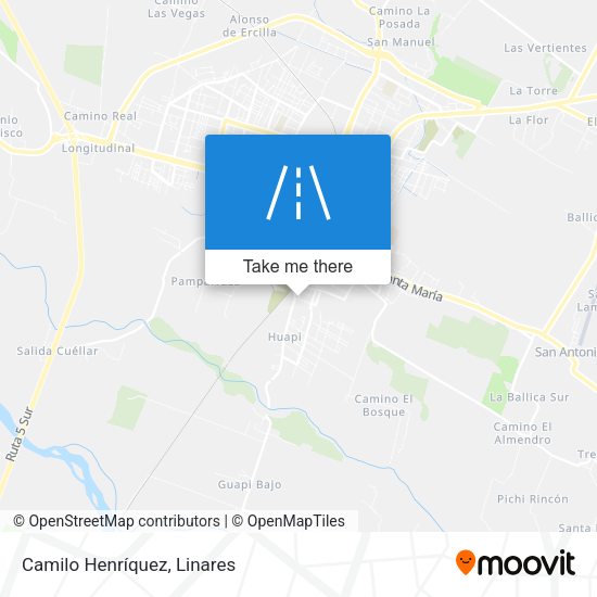 Camilo Henríquez map