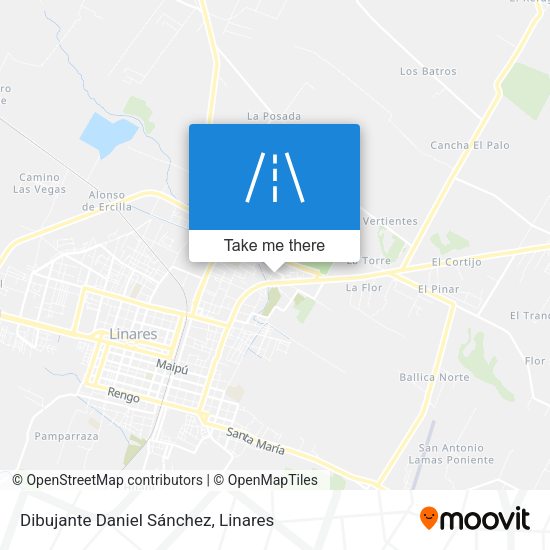 Mapa de Dibujante Daniel Sánchez
