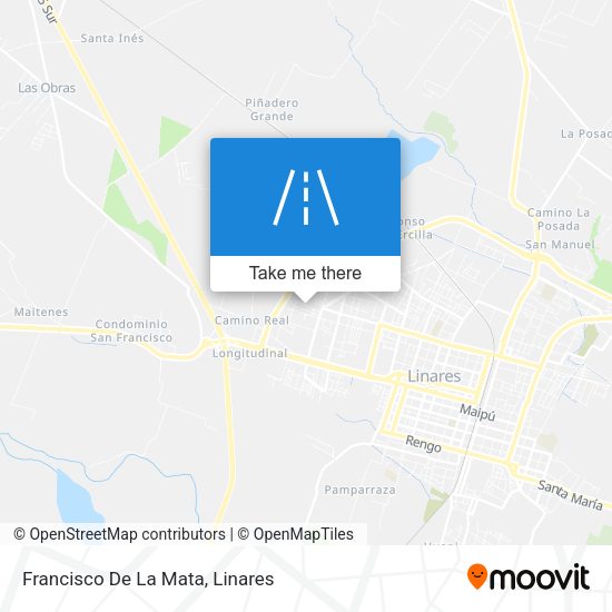Francisco De La Mata map