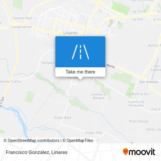 Francisco González map