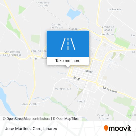 José Martínez Caro map