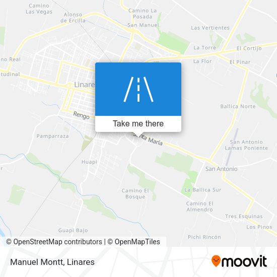 Mapa de Manuel Montt