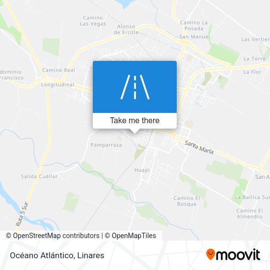 Océano Atlántico map