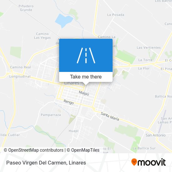Mapa de Paseo Virgen Del Carmen