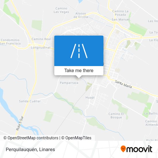 Mapa de Perquilauquén