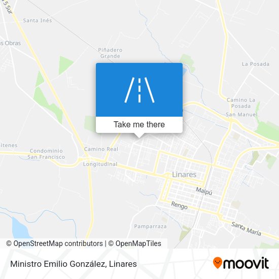 Mapa de Ministro Emilio González