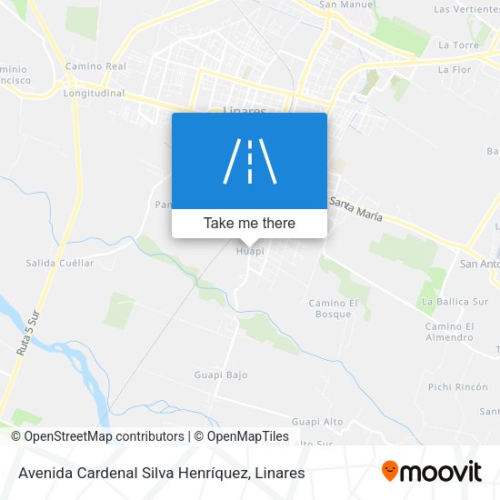 Avenida Cardenal Silva Henríquez map
