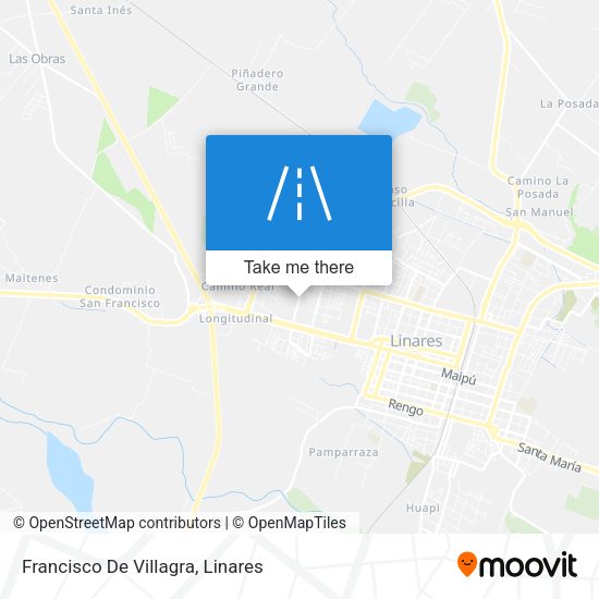 Francisco De Villagra map