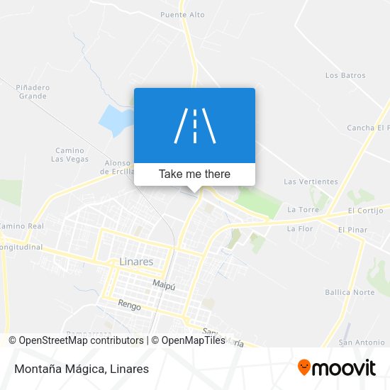 Montaña Mágica map