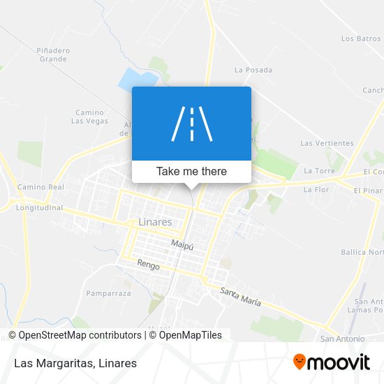 Mapa de Las Margaritas