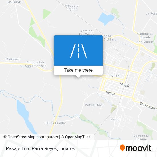 Mapa de Pasaje Luis Parra Reyes