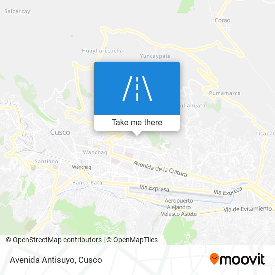 Mapa de Avenida Antisuyo