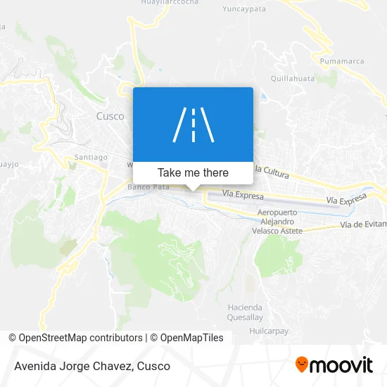 Avenida Jorge Chavez map