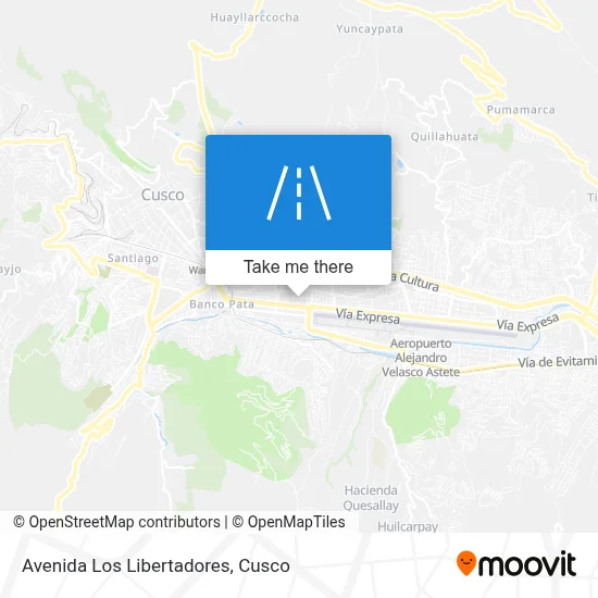 Avenida Los Libertadores map