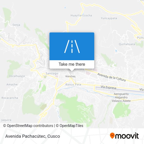 Mapa de Avenida Pachacútec
