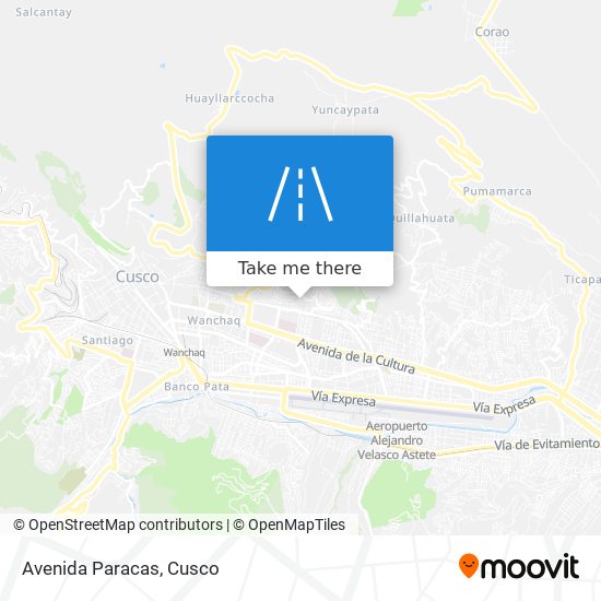 Avenida Paracas map