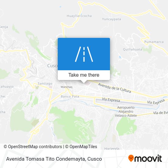 Avenida Tomasa Tito Condemayta map