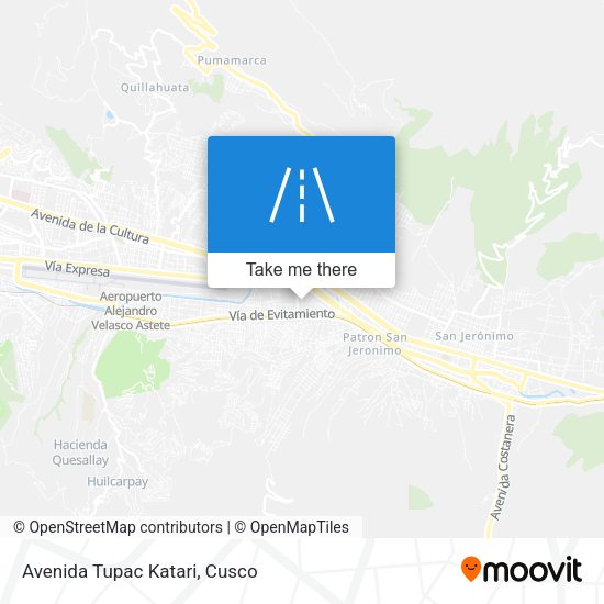 Mapa de Avenida Tupac Katari