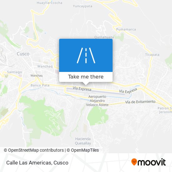 Calle Las Americas map