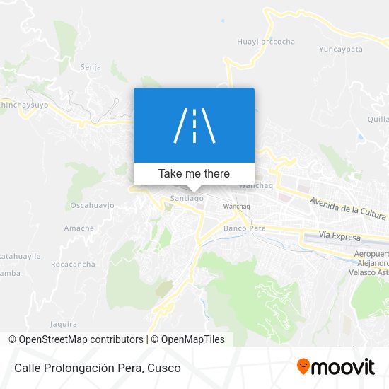 Calle Prolongación Pera map