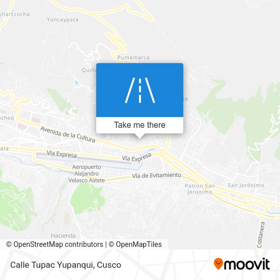 Mapa de Calle Tupac Yupanqui