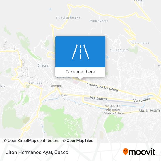 Jirón Hermanos Ayar map