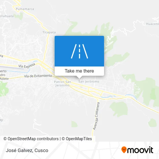 José Galvez map