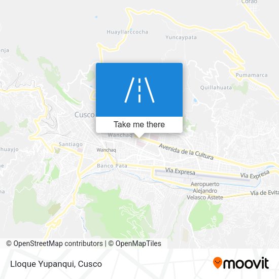 Mapa de Lloque Yupanqui