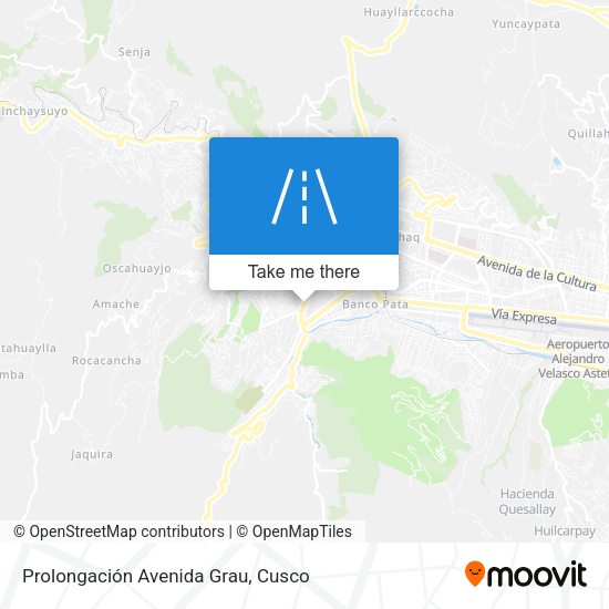 Mapa de Prolongación Avenida Grau