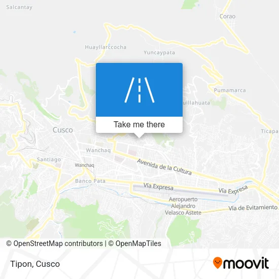Mapa de Tipon