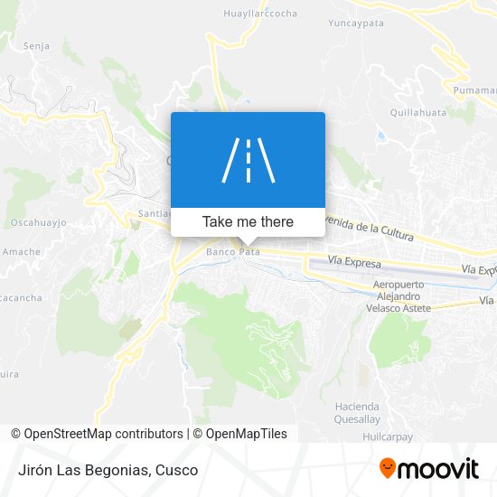 Mapa de Jirón Las Begonias