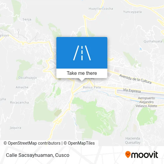 Mapa de Calle Sacsayhuaman