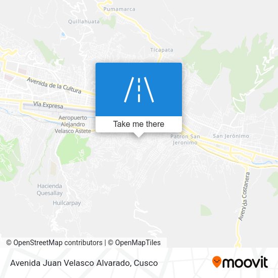 Avenida Juan Velasco Alvarado map