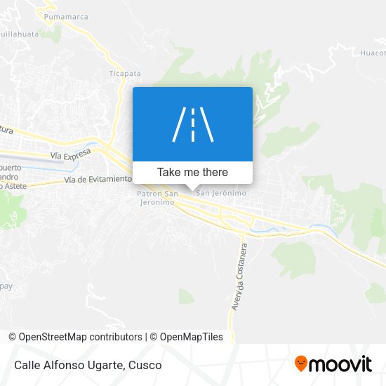Mapa de Calle Alfonso Ugarte