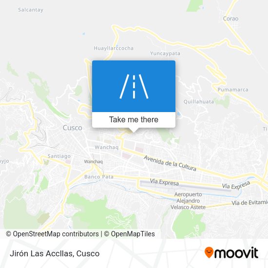 Mapa de Jirón Las Accllas