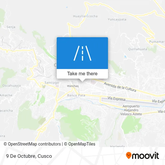 9 De Octubre map