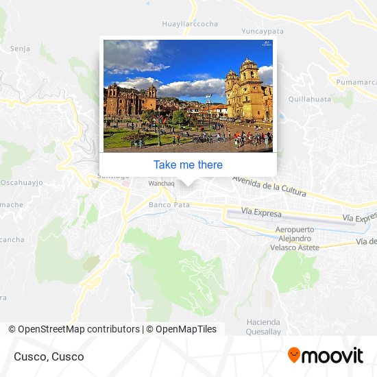 Cusco map