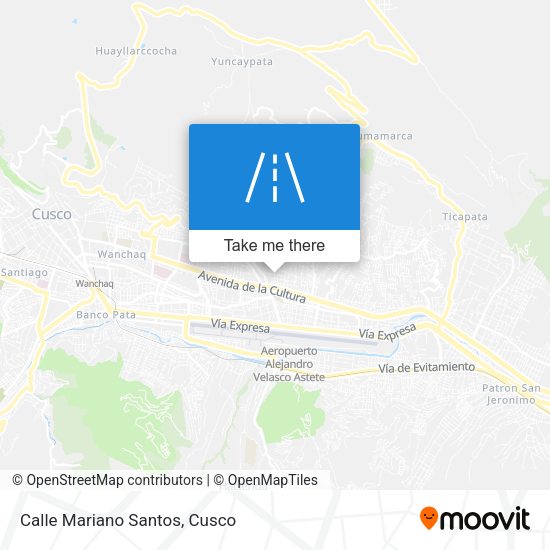 Mapa de Calle Mariano Santos