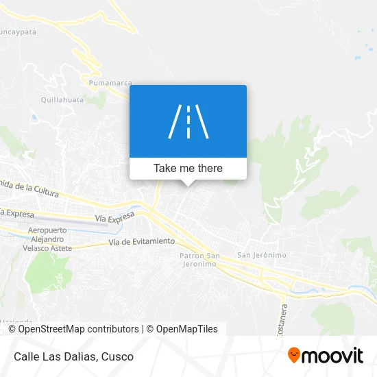 Calle Las Dalias map