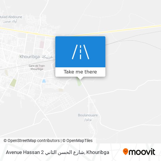 Avenue Hassan 2 شارع الحسن الثاني map