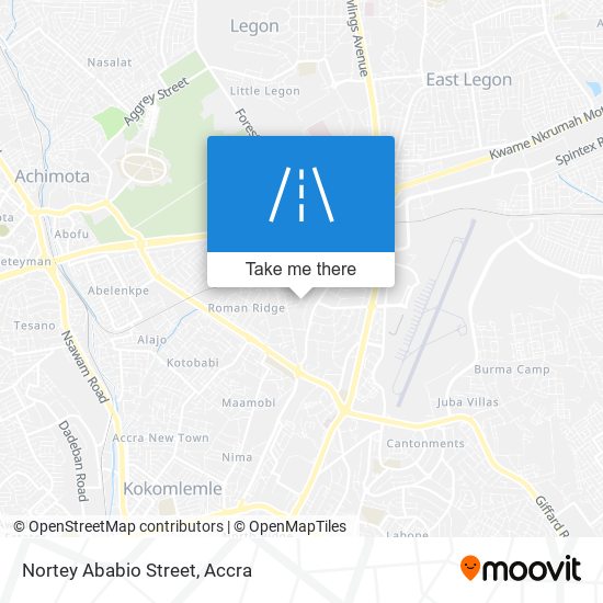 Nortey Ababio Street map