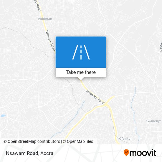 Nsawam Road map