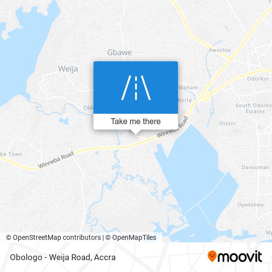 Obologo - Weija Road map