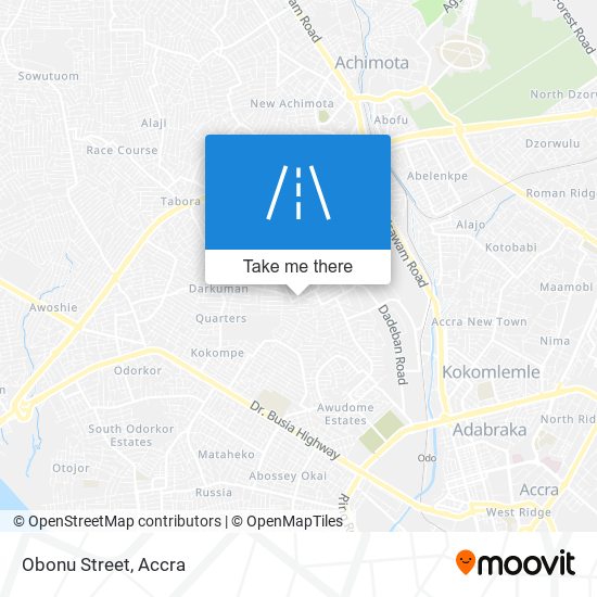 Obonu Street map